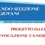 SERVIZIO CIVILE NAZIONALE GARANZIA GIOVANI – CONVOCAZIONE SELEZIONI